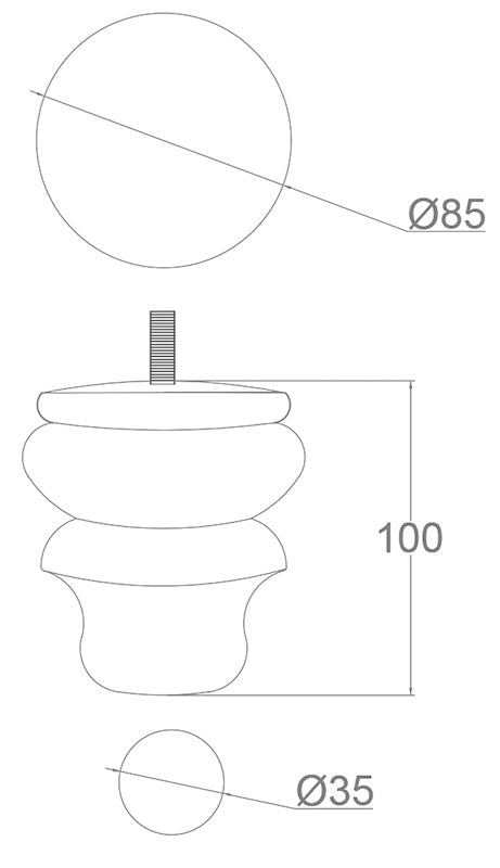 Sierra Wooden Furniture Legs 